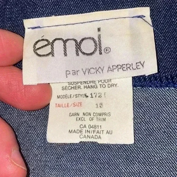 Unique  Corset-Top 100% COTTON EMOI PAR VICKY APPARLEY VINTAGE - Picture 13 of 14